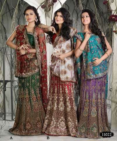 Hand work Party Designer lehengas Sarees für Hochzeite A B oder C